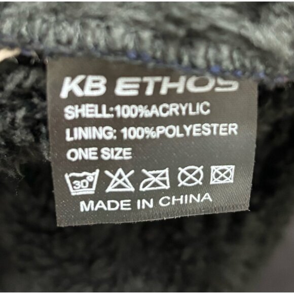 Ribbed Beanie Thick Cuffed Ski Hat Visit > Skully Winter Ski Cap, Size: One size - Picture 4 of 5